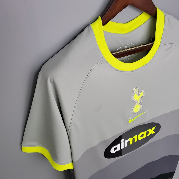 Tottenham Hotspur Soccer Jersey Shirt 21-22 Third Grey Football Shirt - Click Image to Close